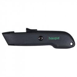 200021 Безопасный нож ''Safety'' с трапециевидным лезвием 19 мм (Haupa)