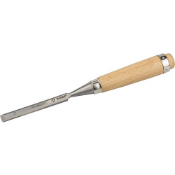 18096-12 Стамеска-долото ЗУБР ''ЭКСПЕРТ'' с деревянной ручкой, хромованадиевая, 12мм