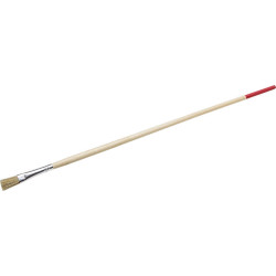 0124-06 Кисть круглая тонкая STAYER ''UNIVERSAL-STANDARD'', светлая натуральная щетина, деревянная ручка, №6 x 8мм