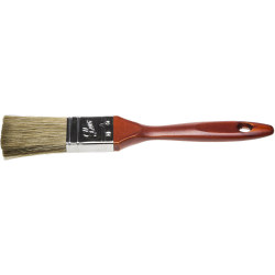 01051-025 Кисть плоская STAYER ''LASUR - LUX'', деревянная ручка, смешанная щетина, 25мм