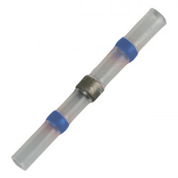 363607 Термоусаживаемый соединитель под пайку, прозр. (ПК-Т) 1.5-2.5 мм² синий (100шт) (Haupa)