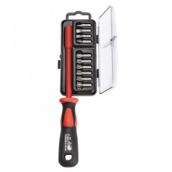 69305 Диэлектрическая отвертка с набором бит НИО-5510 (КВТ)