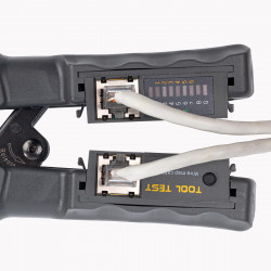 84493 Пресс-клещи для RJ разъемов JT-03T RJ-45, RJ-12, RJ-11 (КВТ)