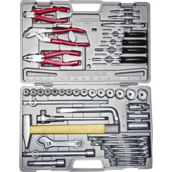 27625-H42 Набор слесарно-монтажного инструмента НИЗ ''АВТОМОБИЛИСТ-1'', сталь 40Х, 1/2'', в пластиковом кейсе, 42 предмета