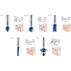 28795-H5 Набор профильных фрез по дереву ЗУБР ''ПРОФЕССИОНАЛ'', 5 шт