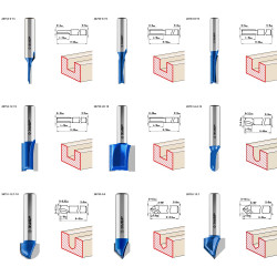 28796-H26 Набор профильных фрез по дереву ЗУБР ''ПРОФЕССИОНАЛ'', 26 шт