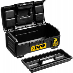 38167-16 Ящик для инструмента ''TOOLBOX-16'' пластиковый, STAYER Professional