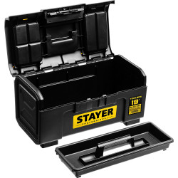 38167-19 Ящик для инструмента ''TOOLBOX-19'' пластиковый, STAYER Professional