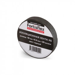 71242 Изолента ХБ 18х0.4х11 черная (Fortisflex)