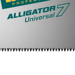 15004-55 Ножовка универсальная ''Alligator 7'', 550 мм, 7 TPI 3D зуб.  KRAFTOOL