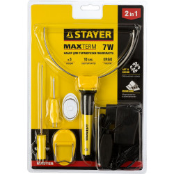 45257-H3 Прибор STAYER MASTER MAXtermo для художественной резки пенопласта, пластика, 3 насадки, 7Вт