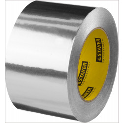 12268-75-50 Алюминиевая лента, STAYER Professional, до 120°С, 50мкм, 75мм х 50м