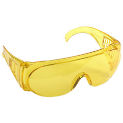 11042_z01 STAYER MASTER Желтые, очки защитные открытого типа, с боковой вентиляцией.