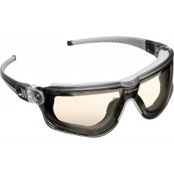 110305_z01 KRAFTOOL ORION Прозрачные профессиональные защитные очки с регулируемыми дужками, поликарбонатная монолинза, непрямая вентиляция
