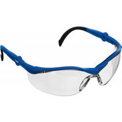 110310_z01 ЗУБР Прогресс 9 Прозрачные, очки защитные открытого типа, регулируемые дужки.
