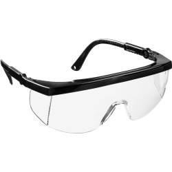 2-110481_z01 STAYER ULTRA Прозрачные, очки защитные открытого типа, регулируемые по длине и углу наклона дужки.