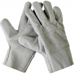 1134-XL Перчатки СИБИН рабочие кожаные, из спилка, XL