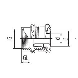 83761 Муфта соединительная СТМ-Р (INOX)-15 (Fortisflex)