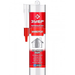 41331 Клей монтажный ЗУБР КМ-100, универсальный, многоцелевой, 300мл