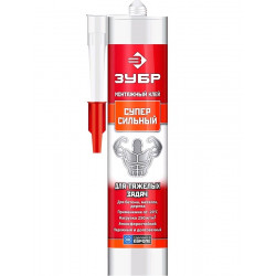 41333 Клей монтажный ЗУБР КМ-200, суперсильный, 300мл