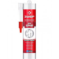 41339 Клей монтажный ЗУБР КМ 500, для зеркал, 300мл