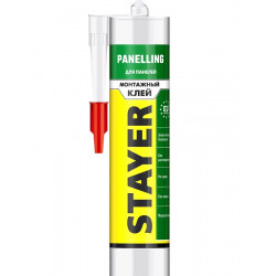 41327 Клей монтажный STAYER Professional, для молдингов и панелей, 280мл