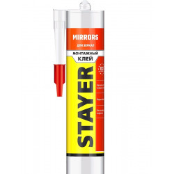 41329 Клей монтажный STAYER ''Professional'',  для зеркал, 280мл