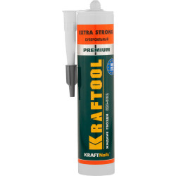 41343_z01 Клей монтажный KRAFTOOL KraftNails Premium KN-901, сверхсильный универсальный, для наружных и внутренних работ, 310мл