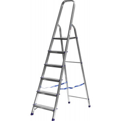 38801-6 Лестница-стремянка СИБИН алюминиевая, 6 ступеней, 124 см