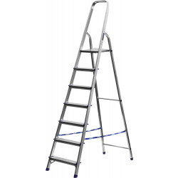 38801-7 Лестница-стремянка СИБИН алюминиевая, 7 ступеней, 145 см