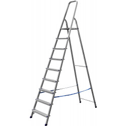 38801-9 Лестница-стремянка СИБИН алюминиевая, 9 ступеней, 187 см