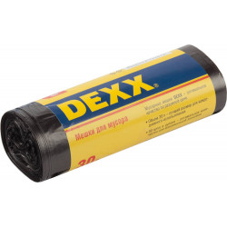 39150-30 Мешки для мусора DEXX, черные, 30л, 30шт
