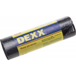 39150-60 Мешки для мусора DEXX, черные 60л, 20шт