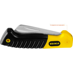 45408 SK-R нож монтерский, складной, прямое лезвие, STAYER Professional