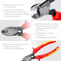 23333-16V KS-16V Кабелерез диэлектрический, KRAFTOOL