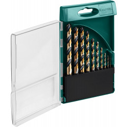 29656-H10 Набор сверл по металлу 10 шт (d=1-10 мм), COBALT-8, HSS-Co(8%), класс A, KRAFTOOL 29656-H10, DIN 338