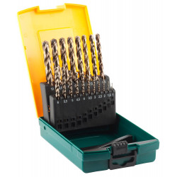 29655-H19 Набор сверл по металлу 19 шт (d=1-10 мм), KRAFTOOL COBALT 29655-H19, сталь HSS+5%Co, класс А