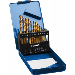 29615-H13_z01 Набор сверл по металлу 13 шт (d=1,5-6,5 мм), ТИТАН, сталь Р6М5, класс А, ЗУБР Профессионал 29615-H13