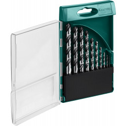 29651-H10 Набор сверл по металлу 10 шт (d=1-10 мм), HSS-G, сталь М2(S6-5-2), класс A, KRAFTOOL 29651-H10, DIN 338