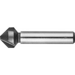 29730-8 Зенкер ЗУБР ''ЭКСПЕРТ'' конусный с 3-я реж. кромками, сталь P6M5, d 16,5х60мм, цилиндрич.хв. d 10мм, для раззенковки М8