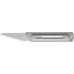 OL-CK-2 Нож OLFA хозяйственный с выдвижным лезвием, корпус и лезвие из нержавеющей стали, 20мм