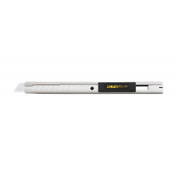 OL-SVR-2 Нож OLFA с выдвижным лезвием и корпусом из нержавеющей стали, автофиксатор, 9мм