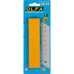 OL-HB-5B Лезвие OLFA сегментированное, 25х126х0,7мм, 5шт