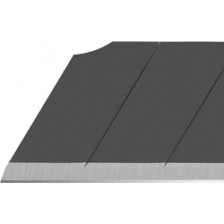 OL-ABB-10B Лезвие OLFA сегментированные BLACK MAX, 9х80х0,38мм, 13 сегментов, 10шт