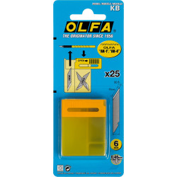 OL-KB Лезвие OLFA перовое для AK-1, 11х6х0,45мм, 25шт