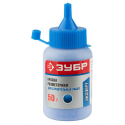 4-06405-1_z01 Краска ЗУБР разметочная для строительных работ, синяя, 50г
