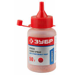 4-06405-2_z01 Краска ЗУБР разметочная для строительных работ, красная, 50г