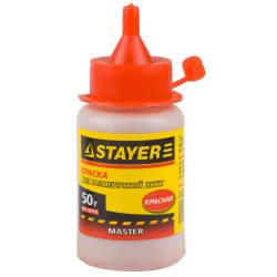 0640-2_z01 Краска STAYER для разметочных шнуров, красная, 50г