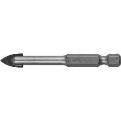 29840-10 Сверло по кафелю, керамике, стеклу, с двумя режущими лезвиями, шестигранный хвостовик, 10 мм, ЗУБР 29840-10