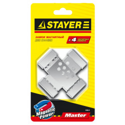 Магнитный замок для кафеля STAYER 4 шт, 3395-B